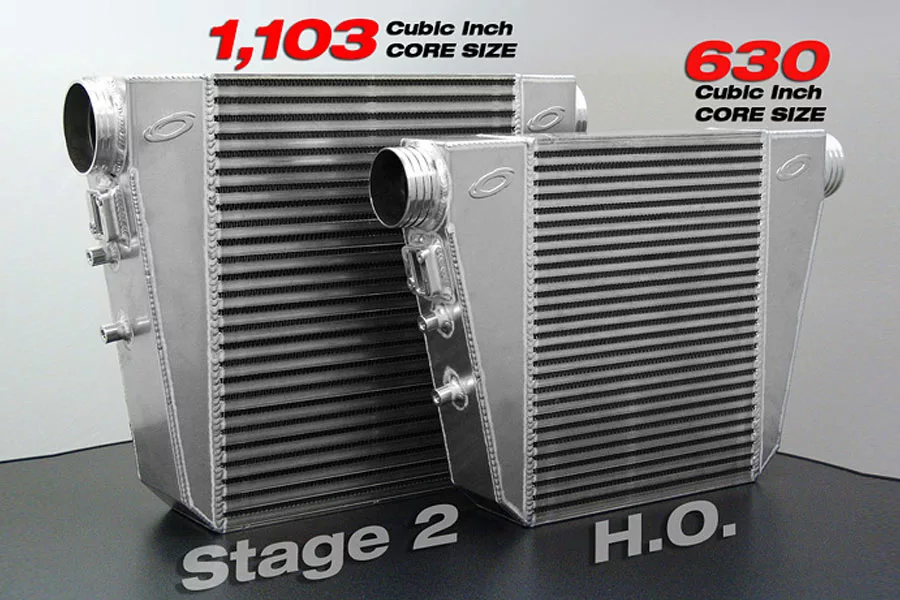 ProCharger-Stage-Two-Intercooler-Compared-To-H.O-Intercooler