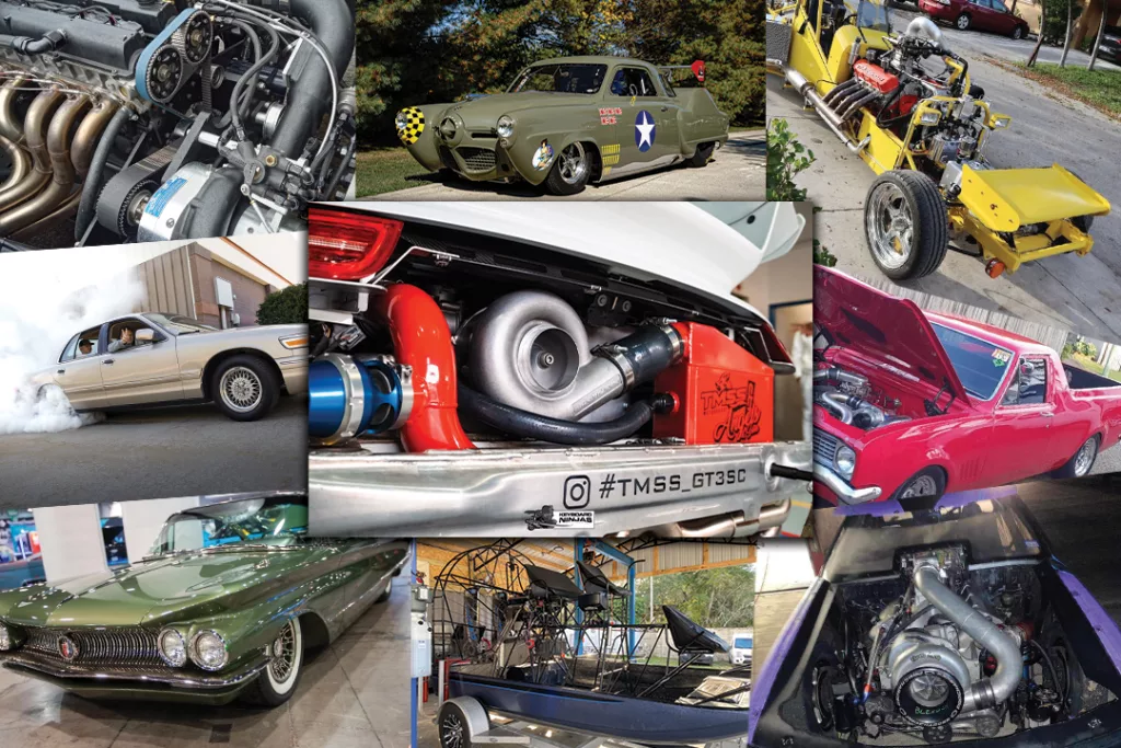 Out of the box ProCharged builds collage