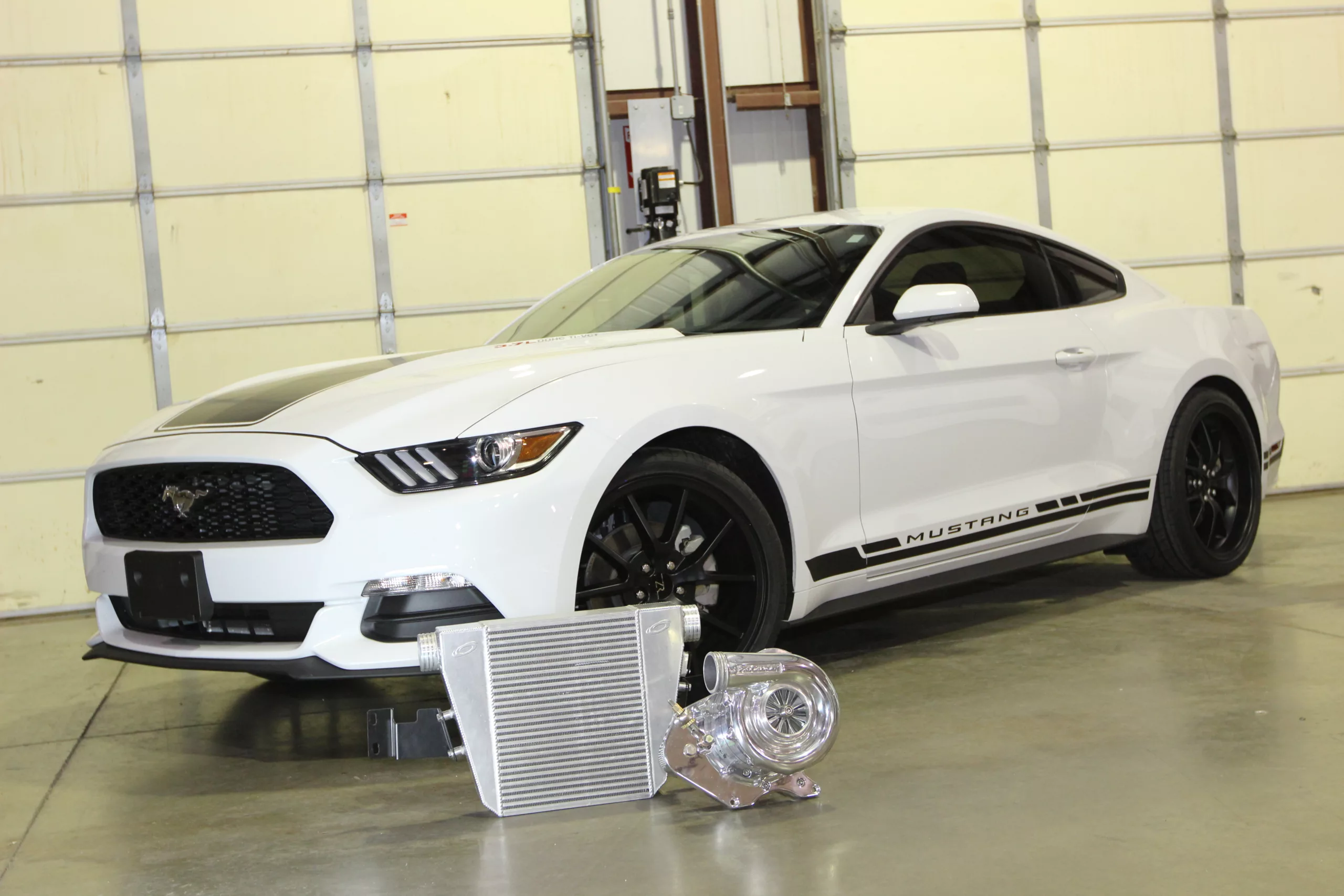 2015 Ford Mustang V6 front end with ProCharger kit