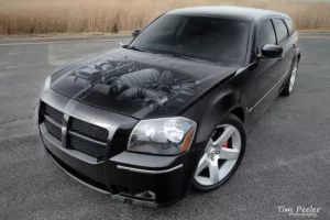 ProCharged Dodge Magnum front end black