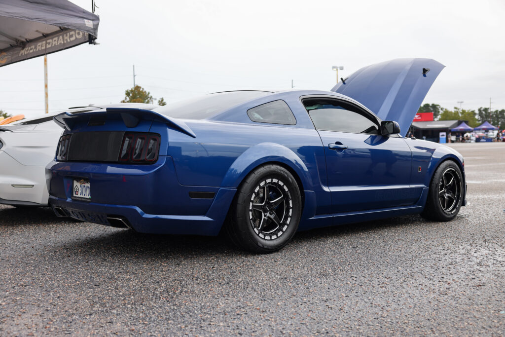 Blue Roush ProCharged Mustang