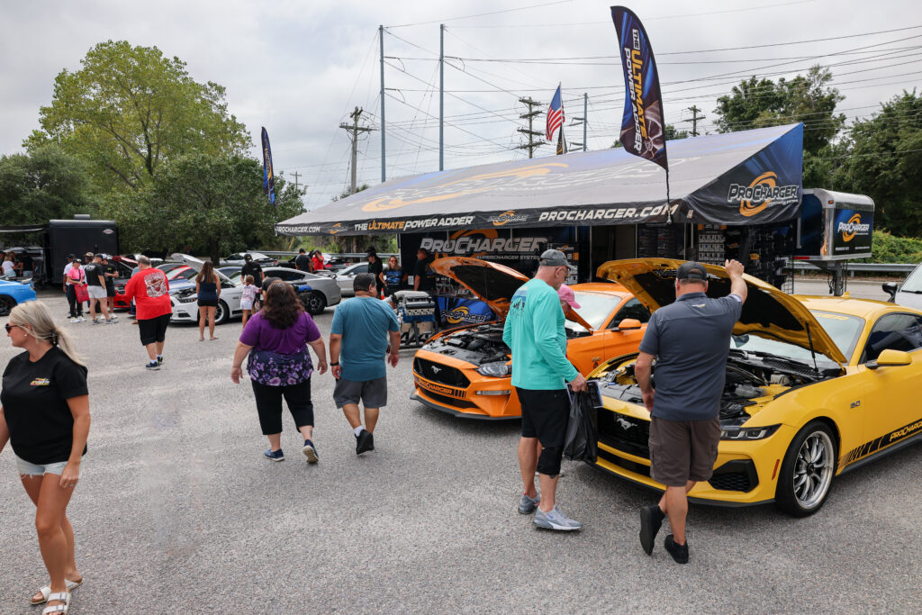 ProCharger booth at mustang week 2024