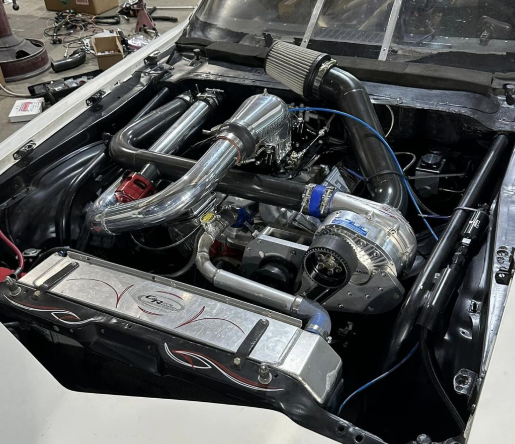 1980 ProCharged HOT ROD Chevy Camaro Engine Bay