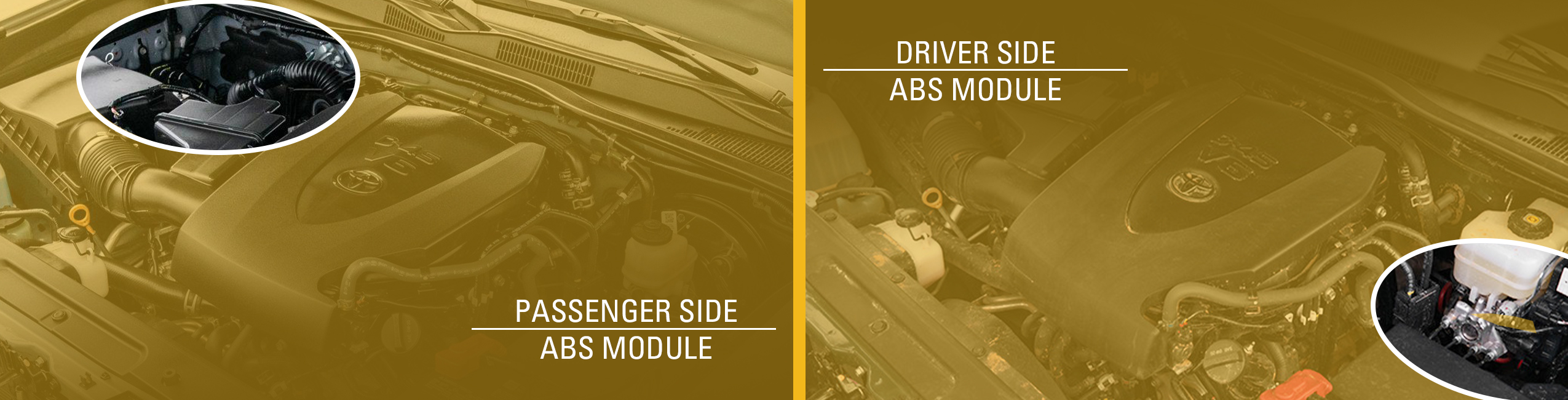 Toyota ABS Module locations