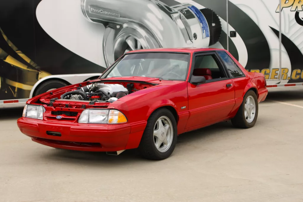 Foxbody Mustang with ProCharger