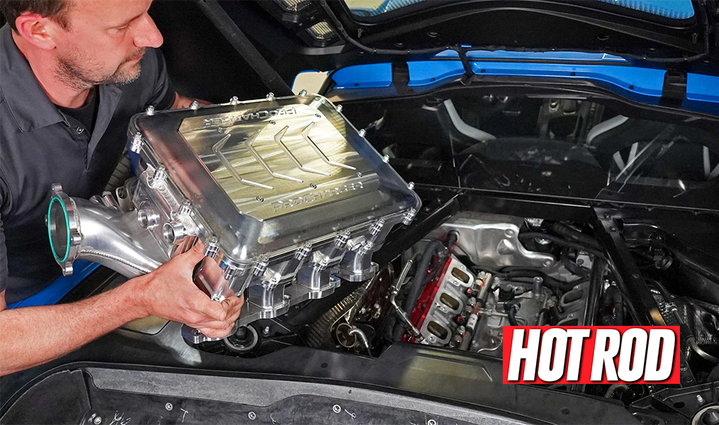 Hot Rod Magazine article on C8 supercharger install